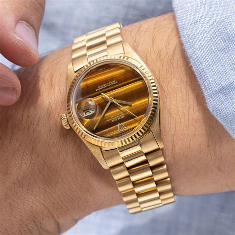 rolex 1601 tiger eye|The Rolex Rose Gold Datejust 1601 .